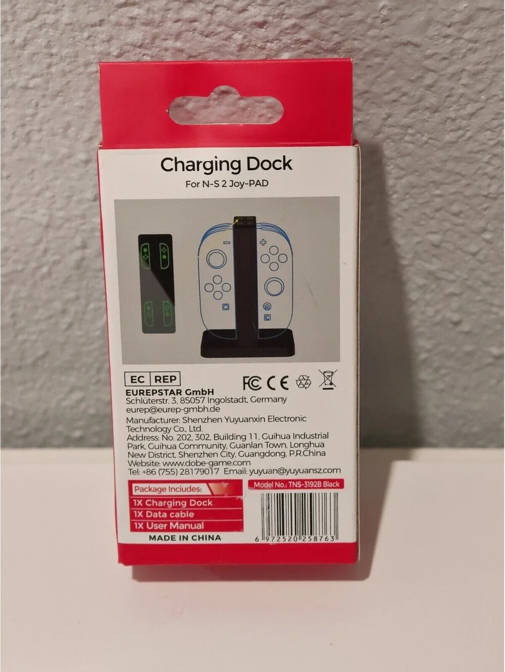 Charging Dock for N-S 2 Joy-PAD Controllers